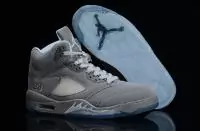 air homme jordan 5 2019U classique cuir mat pas cher 0008 gris blanc